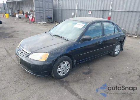 2003 Honda Civic Lx z USA, uszkodzony, nr VIN 2HGES16503H581543